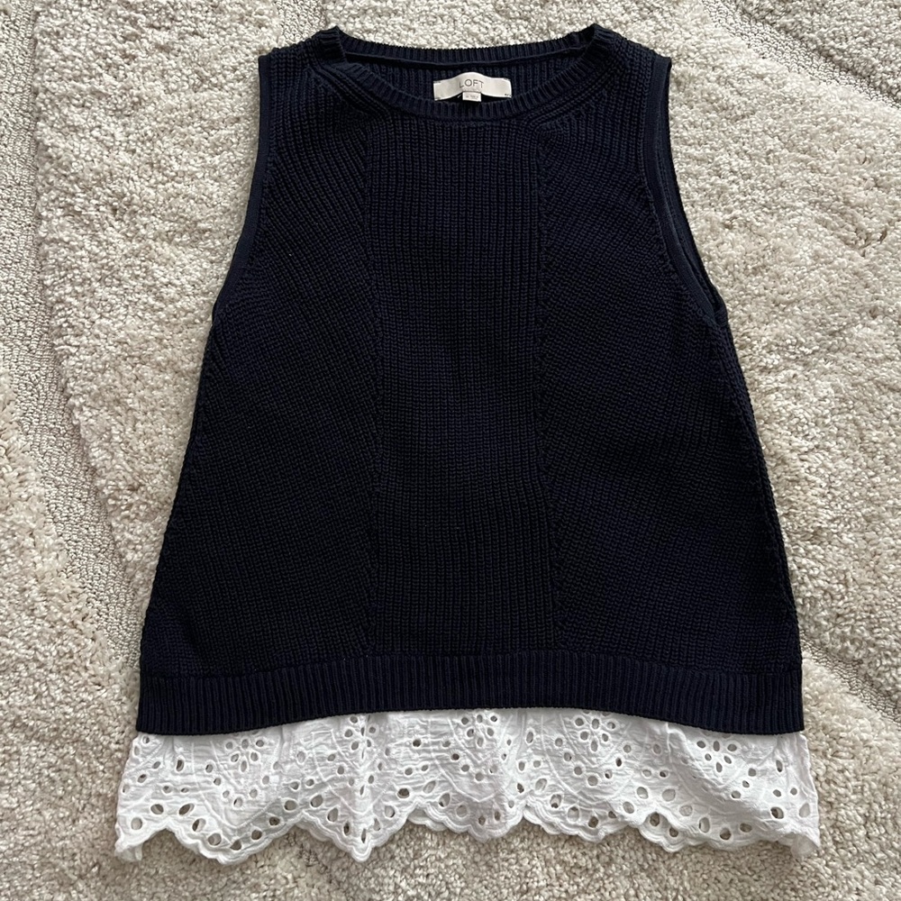LOFT sleeveless sweater